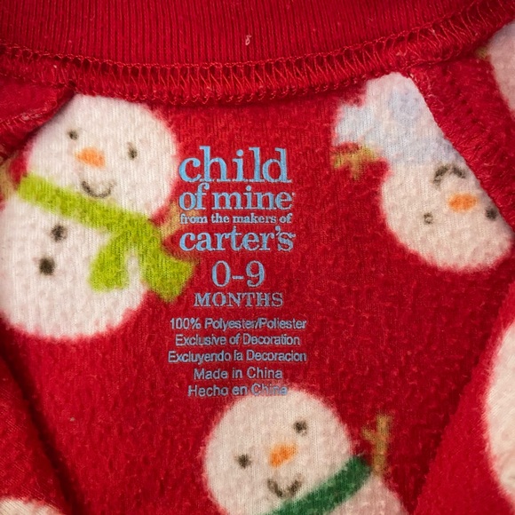 Child of Mine by Carter’s Christmas Sleep Sack. Size 0-9 months - Picture 3 of 7